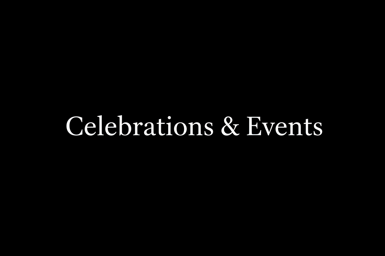 Celebrations & Events