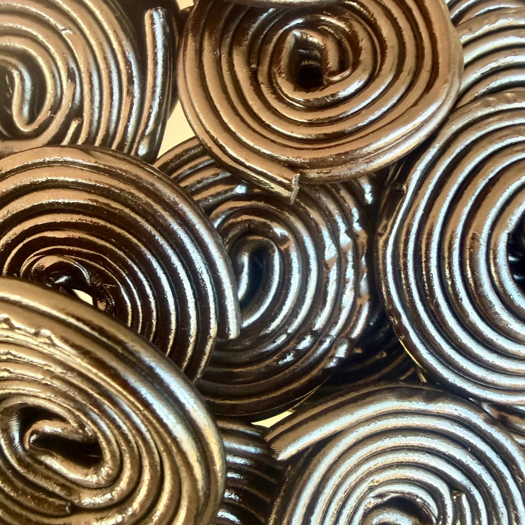 Soft English Liquorice Wheels (Damel)