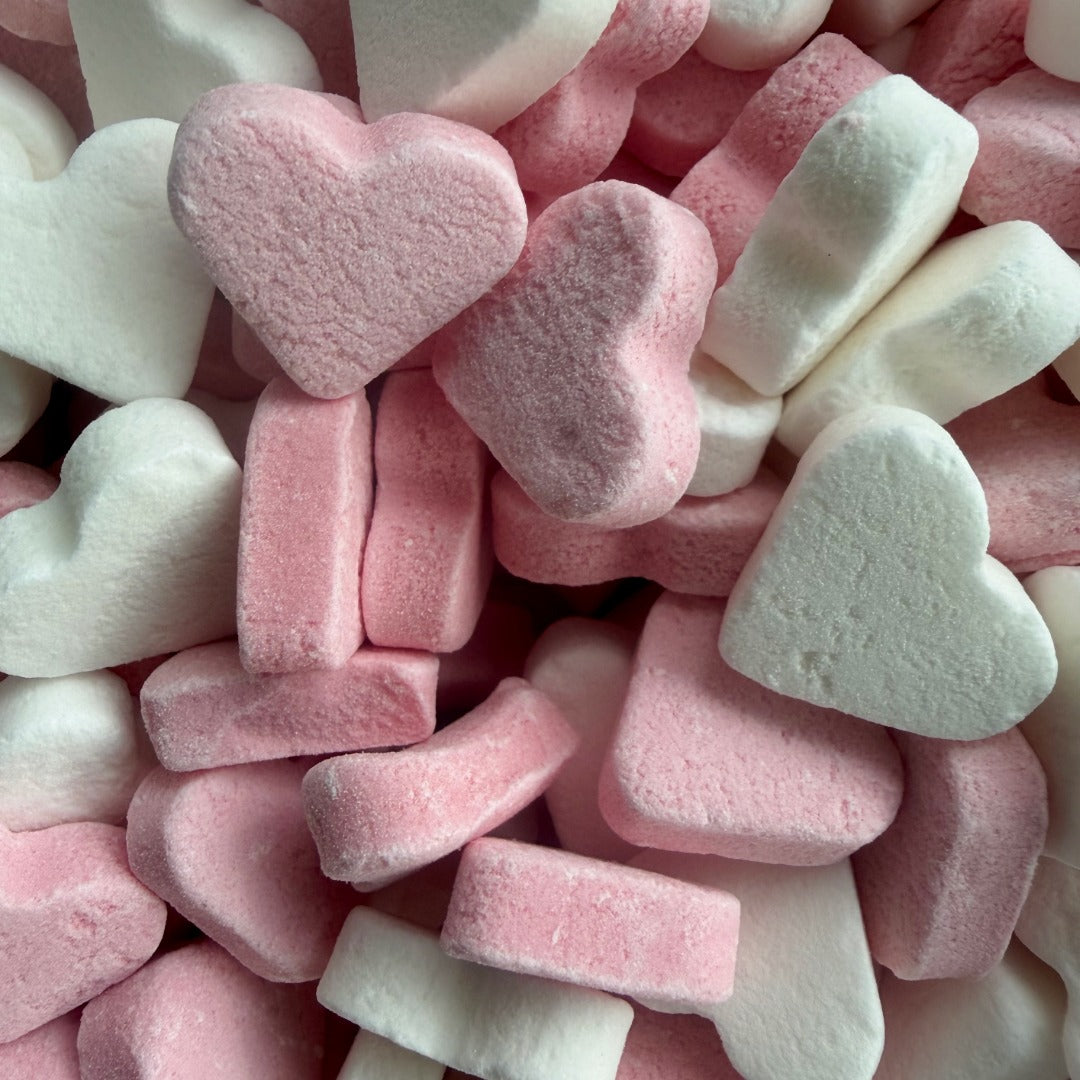 Grandma's Lovalls Pink & White Candy Hearts