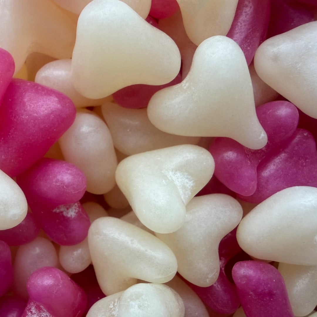 Jelly Bean Hearts – Pink & White