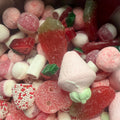 Strawberries & Cream Signature Mix – premium nostalgic confectionery blend in a gift-ready presentation