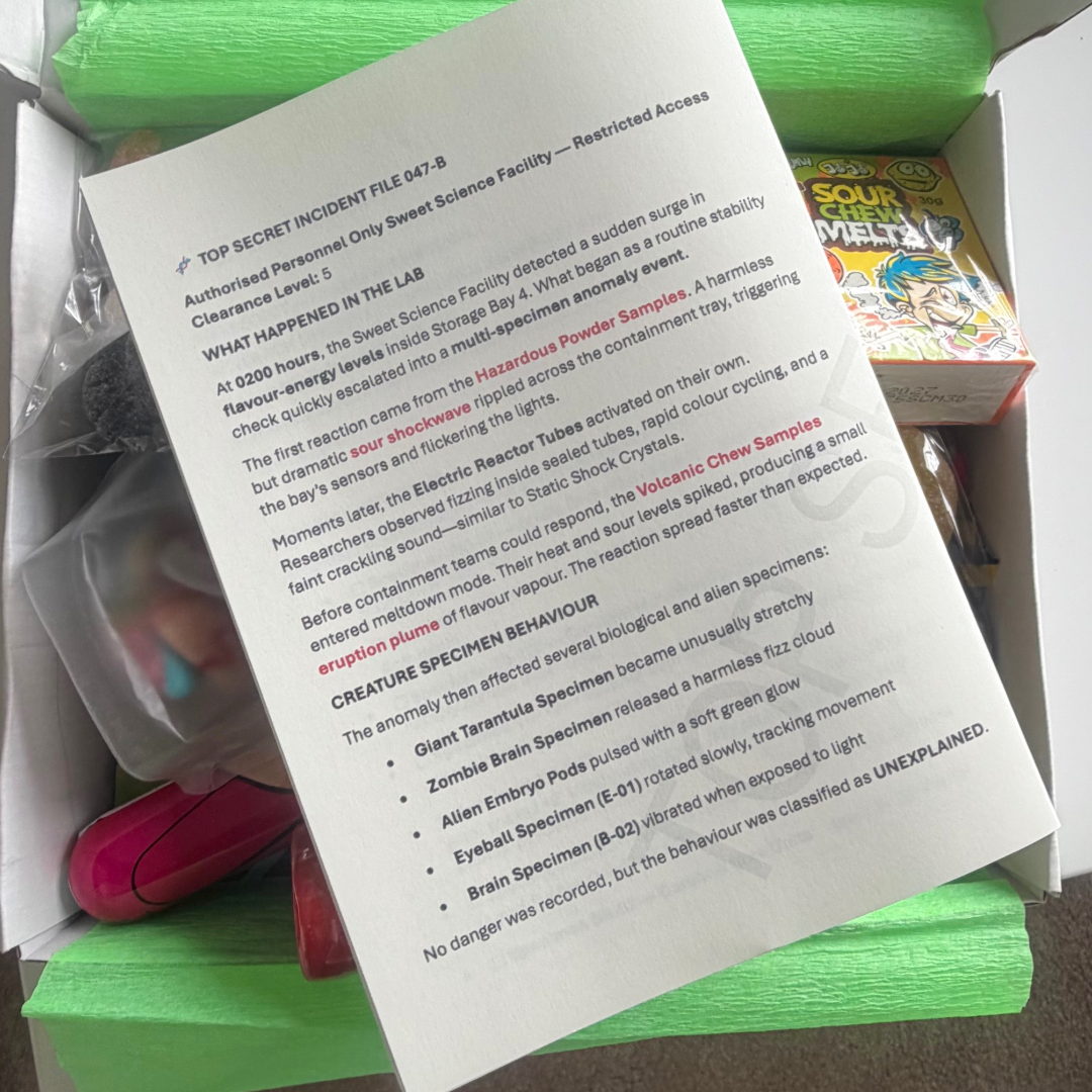 Mad Scientist Sweet Box | 10 Experiments | Kids Science Gift