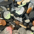Nordic Hardcore Salmiak Mix — assorted dark salmiak and double-salt liquorice sweets in a resealable pouch, hand-mixed by Grandma's Sweet Cupboard