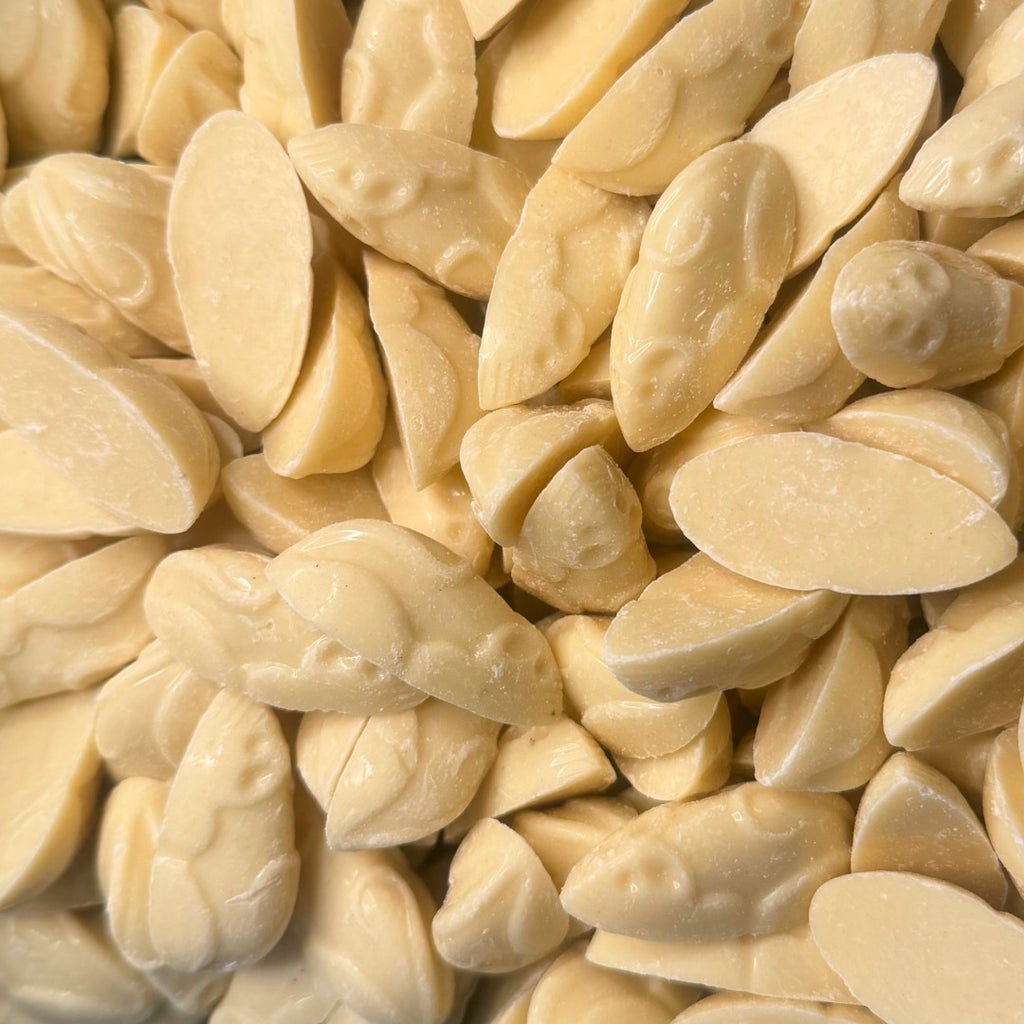 Close up White Chocolate Mice