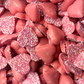 Hannah's Pink Chocolate Hearts – Pick & Mix Sweets