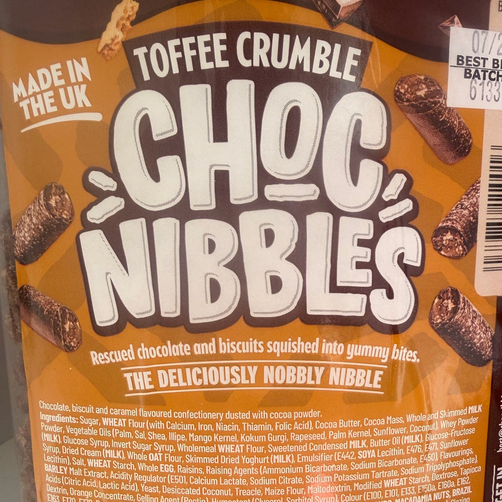 Toffee Crumble Choc Nibbles