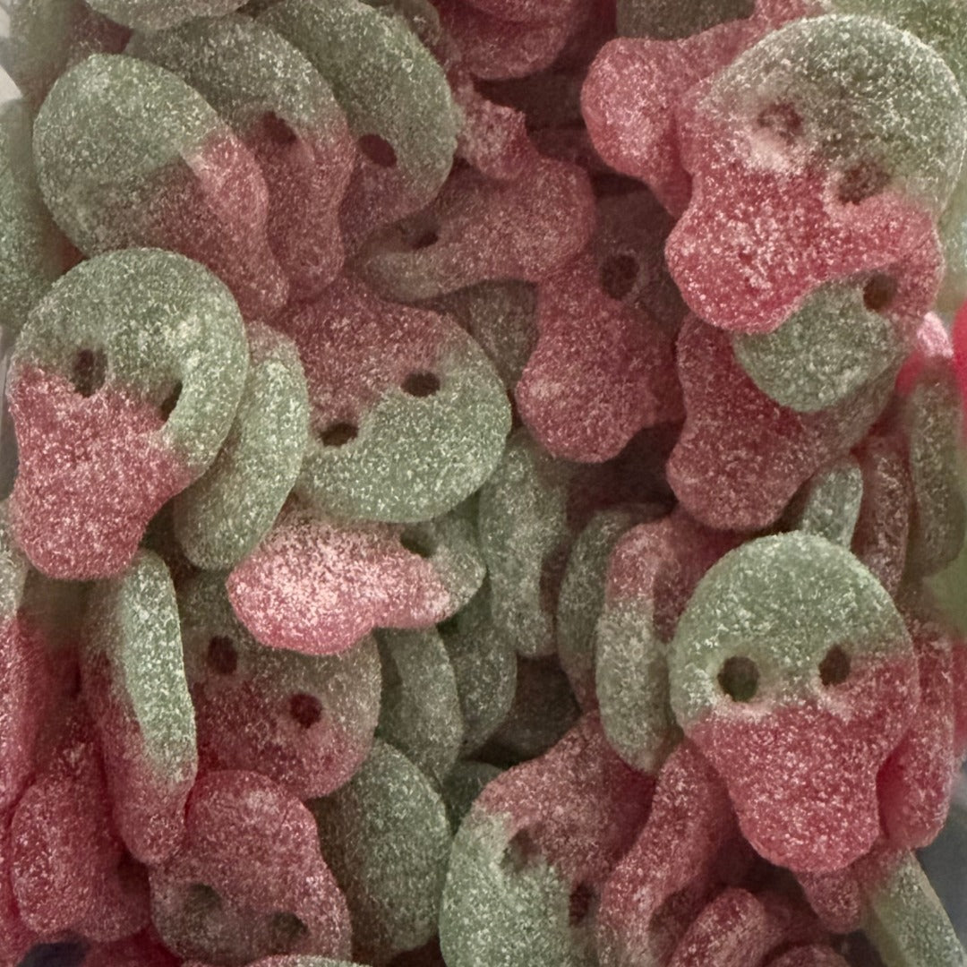 Lovalls Vegan Sour Watermelon Skulls