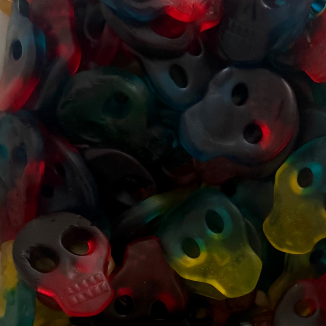 Lovalls Mixed Fruit Jelly Skulls